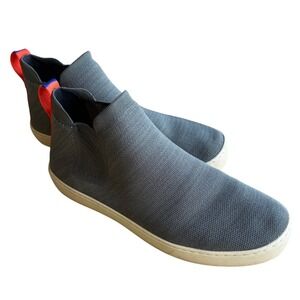 $189 ROTHY'S Chelsea Boot Ankle Pull On Shoes Fog Melange Women's‎ SZ 11 EUC